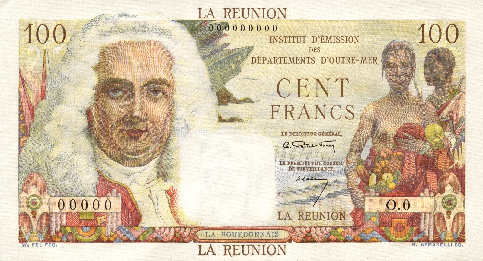 100 francs « La Bourdonnais »