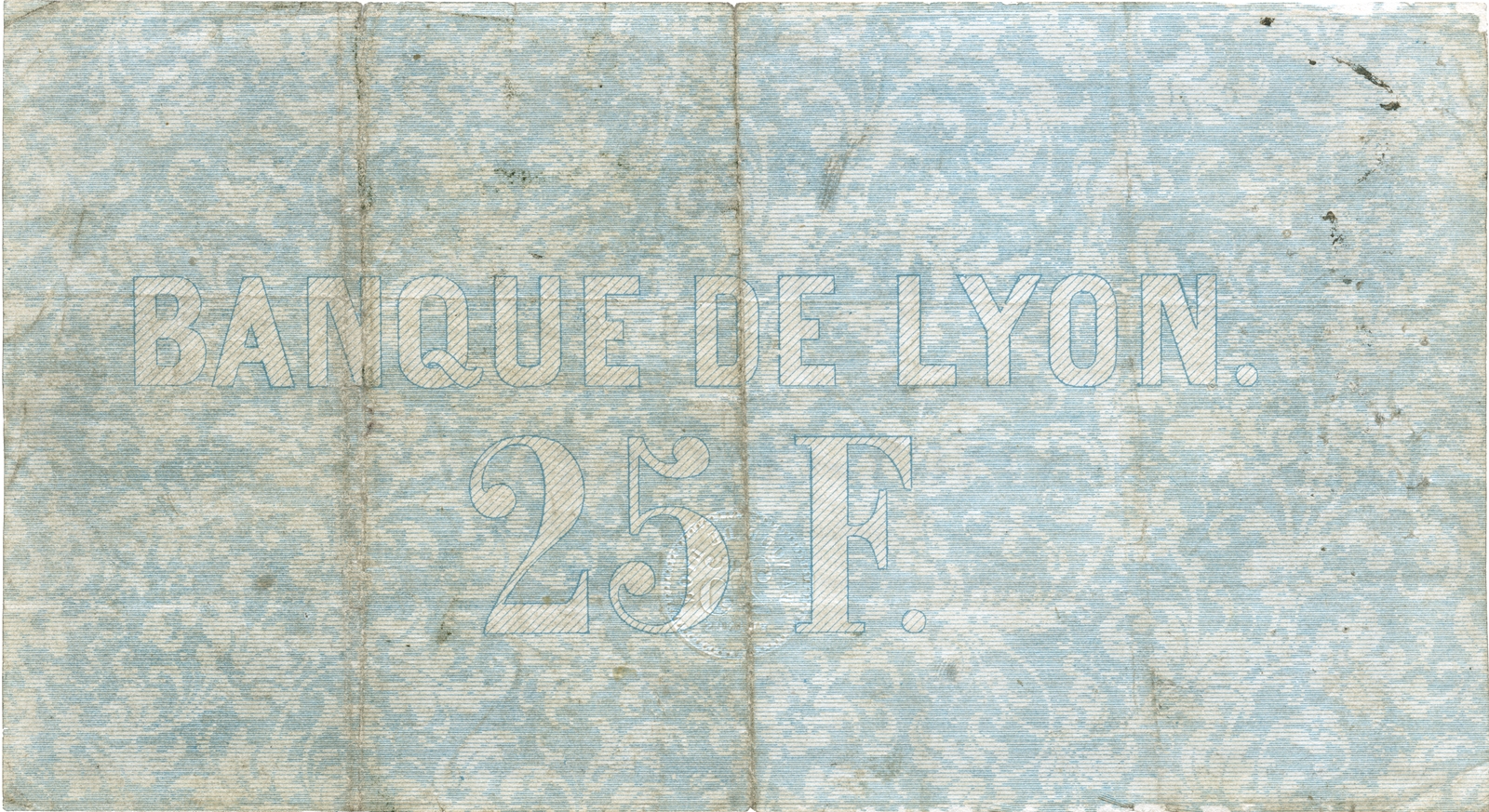 25 francs de la Banque de Lyon