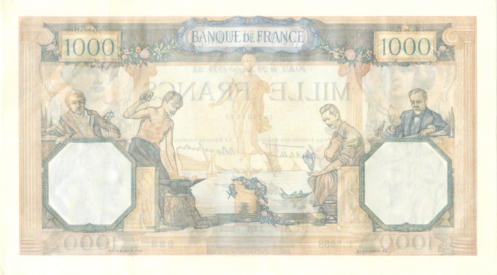 1 000 francs « Cérès et Mercure »