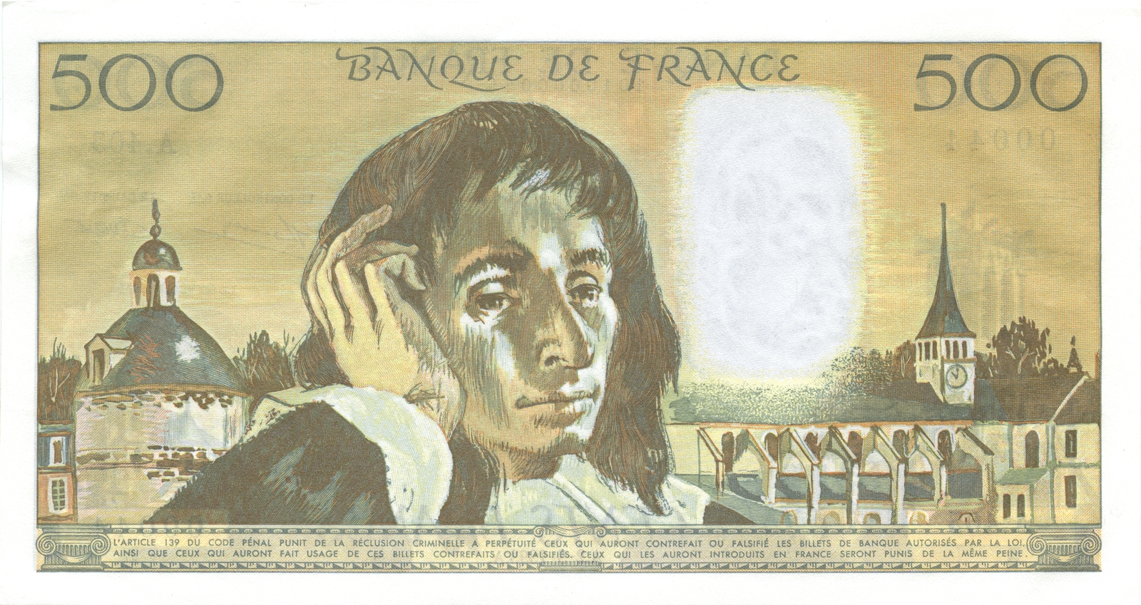 500 francs « Pascal »