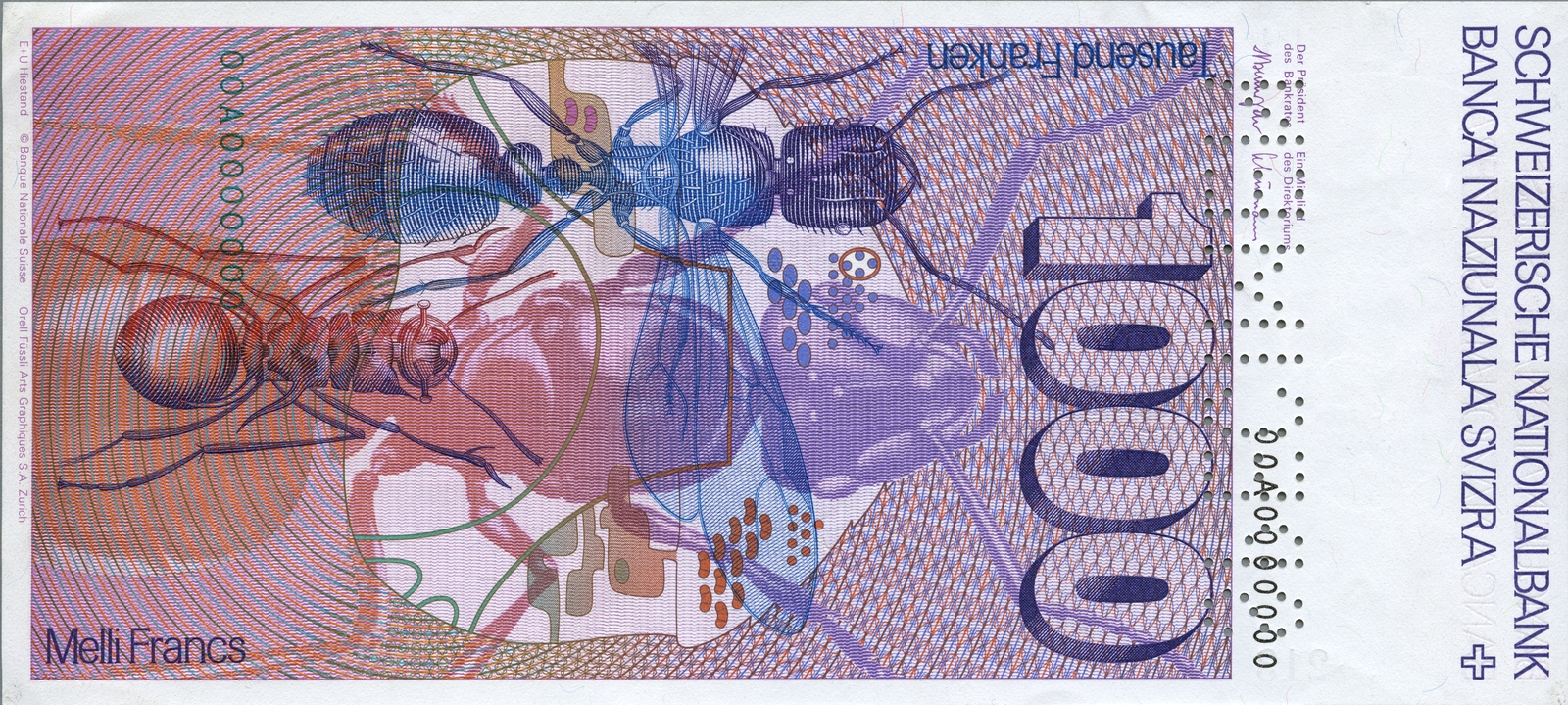 1 000 francs suisses