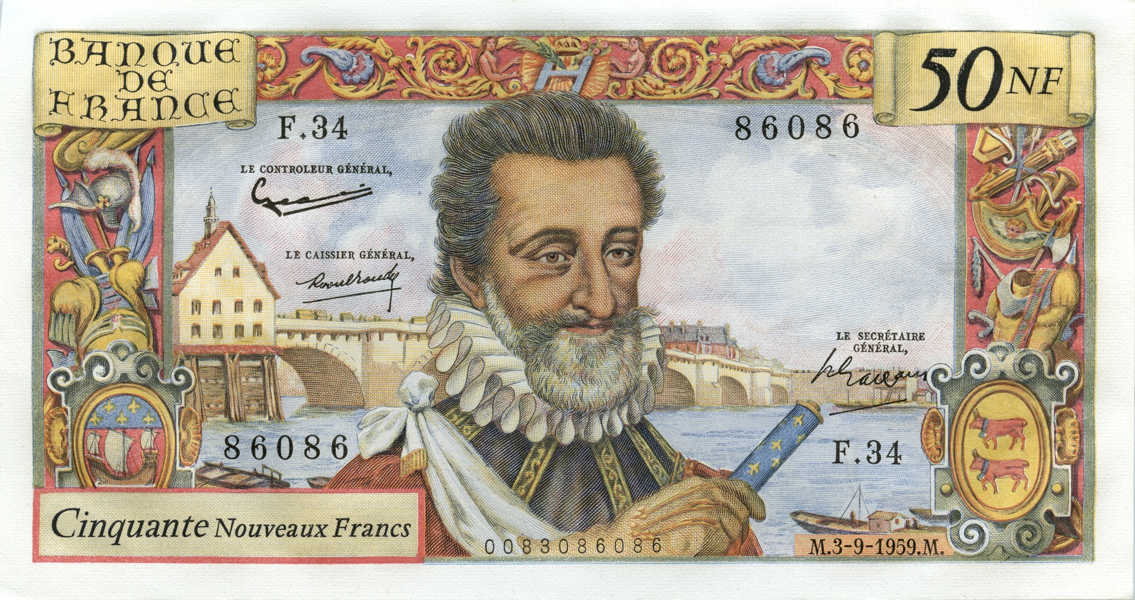 50 nouveaux francs « Henri IV »