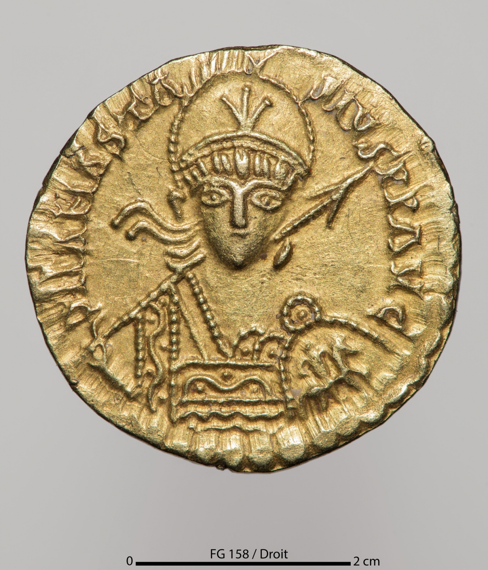 Monnaie des Ostrogoths, solidus d’Anastase