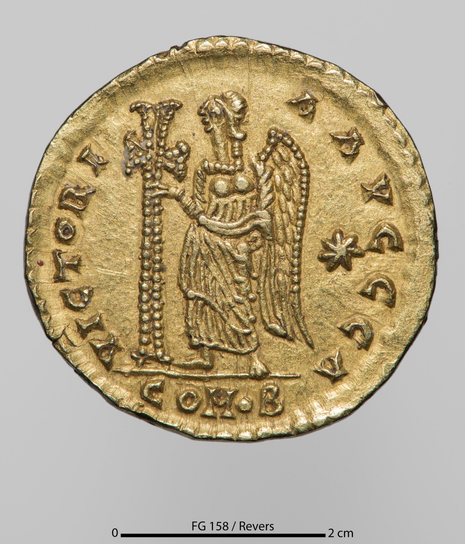 Monnaie des Ostrogoths, solidus d’Anastase