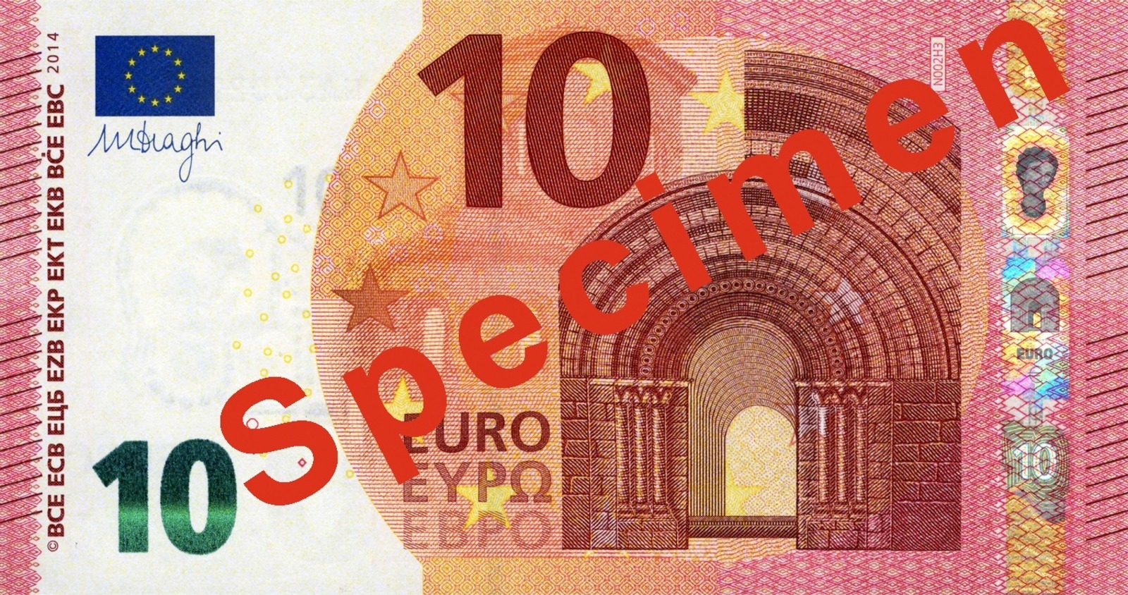 10 euros série « Europe »