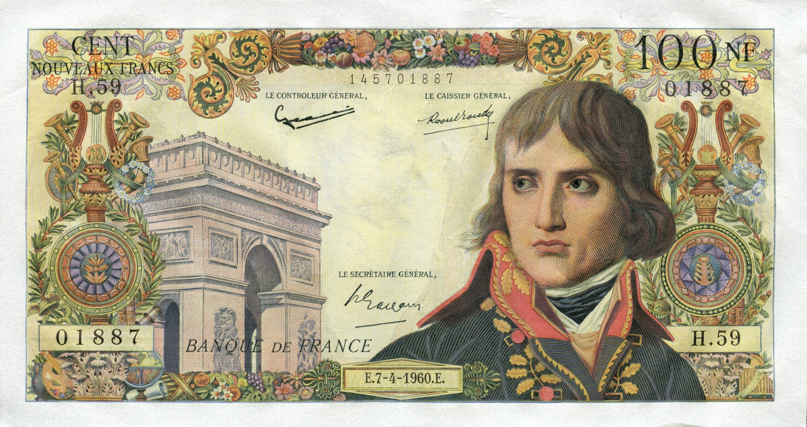 100 nouveaux francs « Bonaparte »